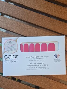 Color Street Madrid Nail Polish Strips Pink
